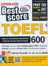 Image of Upgrade Best Score Toefl 600+