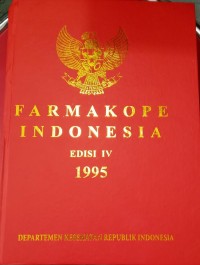 Image of FARMAKOPE INDONESIA EDISI IV 1995